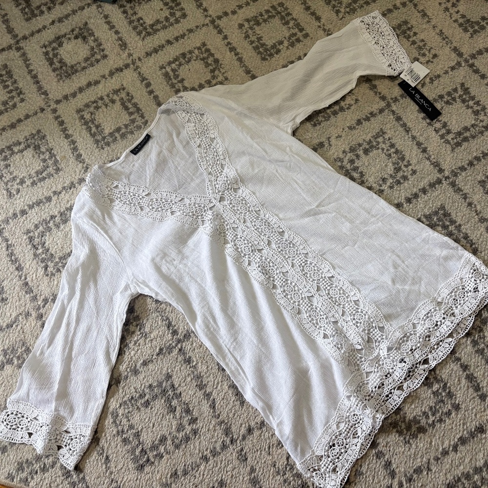 Island Fare Cover-Up Tunic La Blanca